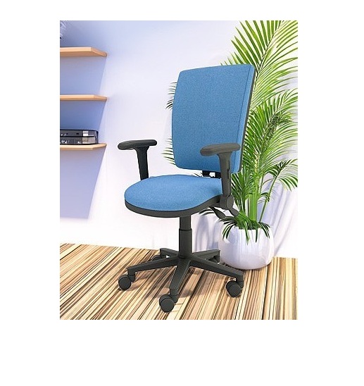 Synq Ergonomic Fabric Squared Back Operator Chair