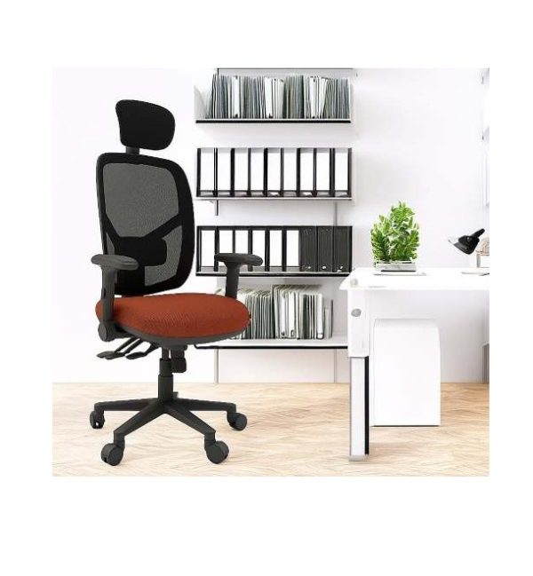 Athena Aero Multi-Functional Mesh Back Task Chair with Adjustable Headres