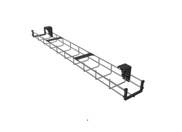 Under Desk Cable Tray Basket Galvanized Steel